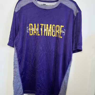 T-shirt NFL Baltimore Ravens violet | Taille L | Tee-shirt sport football américain logo 880